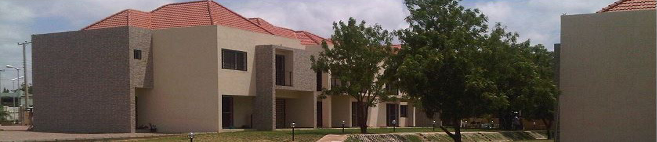 Modern residential housing development