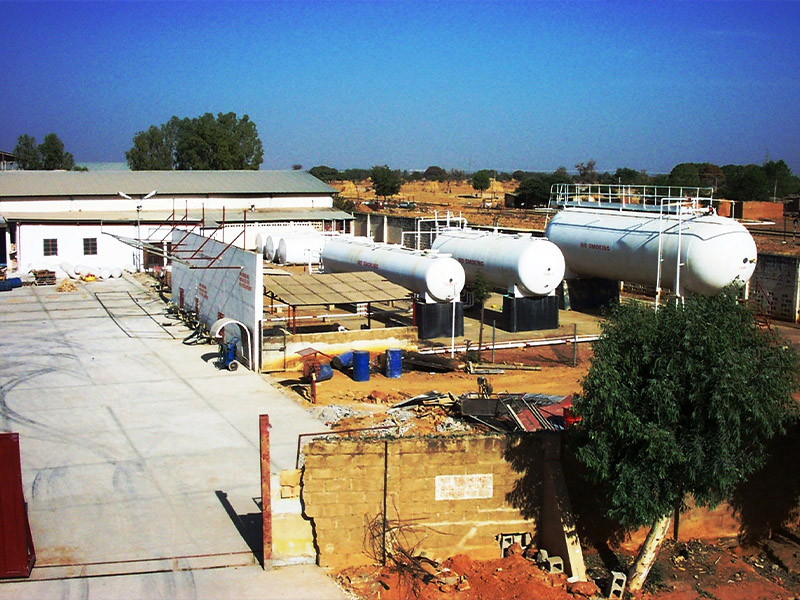 Industrial plant construction
