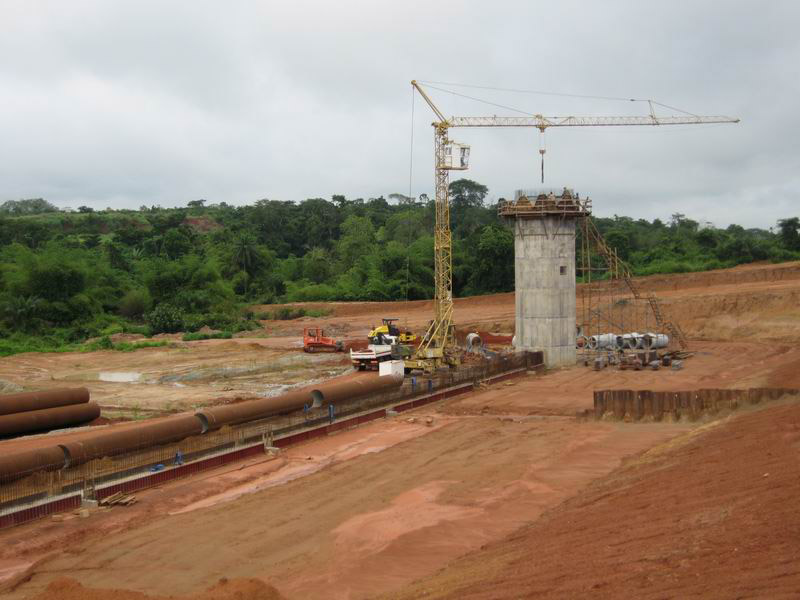 Dam construction and erosion control works